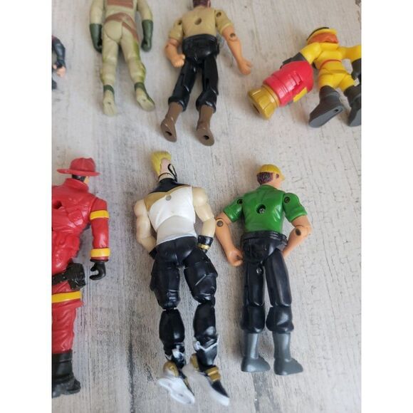 Firefighter biker action figure mow hawk toy figure set job - Picture 9 of 12